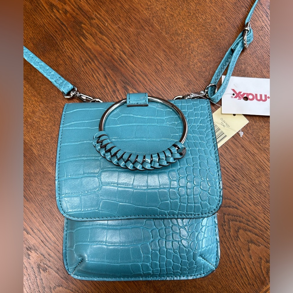 CollectionEighteen Crossbody Teal Purse Shoulder Bag.Detachable Adjustable Strap